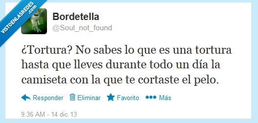pelillos a la mar,pelo corto,chico,camiseta,Tortura,dolor,cortar,peluquería