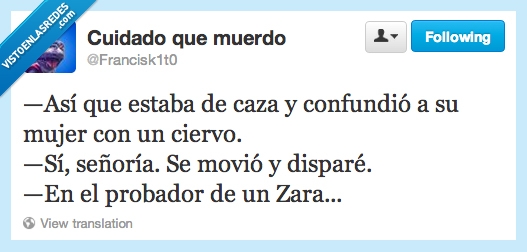 confundir,mujer,caza,disparar,ciervo,zara