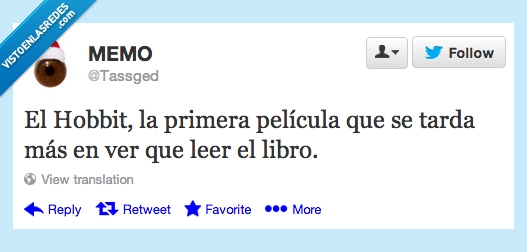 Hobbit,película,libro,leer,larga,trilogía,horas,tardar