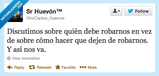 discutimos,polìticos que nos roban,asi nos va