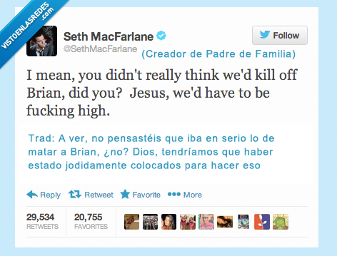 brian,muerto,muerte,padre de familia,griffin,trolleada