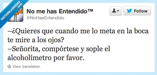 mire,alcoholimetro,guardia civil,humor,ojos,mirar,señorita,comportese