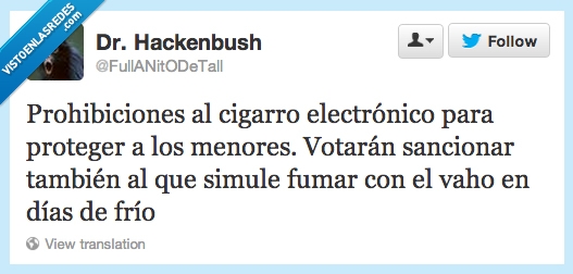 fumar,elblogdelospadrinos,frío,vaho,cigarro,cigarrillo,prohibir,electronico