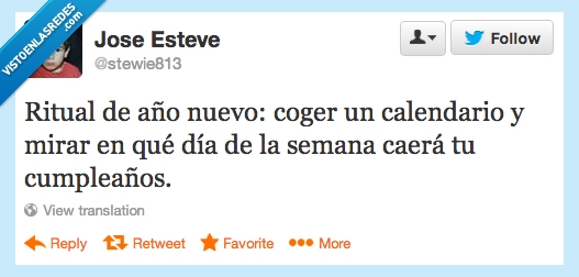 ritual navideño,curiosidad,el mío cae sábado,calendario