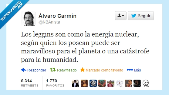 bomba atómica,Mucho cuidad,alta peligrosidad,Leggins,Twitter