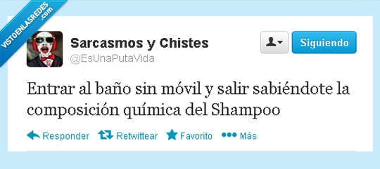 saber,champú,quimica,entrar,baño,lavabo,movil,telefono,composicion