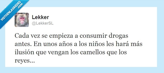 twitter,lekkerSL,drogas,niños,camellos