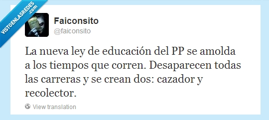 carrera,cazador,PP,educación,vamos patrás,recolector,unica,reforma
