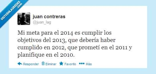 planificar,prometer,objetivos,cumplir,meta 2014