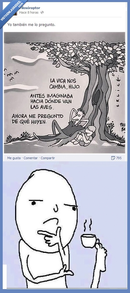 Filosoforaptor,razon,te deja pensando,Fb,muy cierto,huir,ir,crecer,mayor