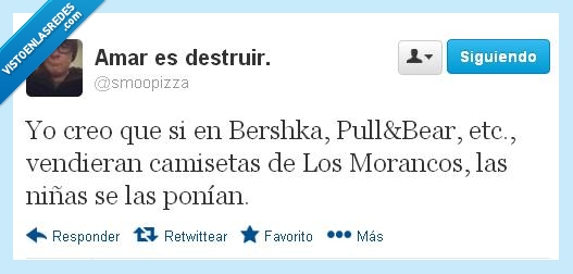 bershka,modas,los morancos,pull&bear,niñas,camisetas