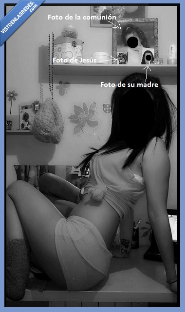 Choni,madre,comunión,Jesús,Quiere salami,Humor,Facebook,Foto,Perfil