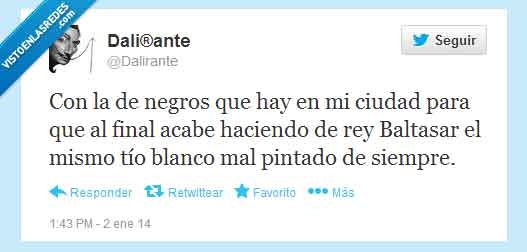 cabalgata,reyes,magos,oriente,dalirante,ciudad,negro,rey,baltasar,pintado