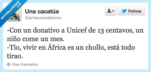 comer,mes,centimos,barato,chollo,unicef,africa