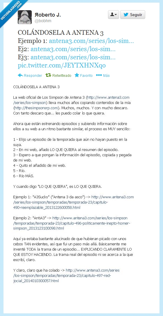 los simpson,the simpson,web,otra,copia,antena 3