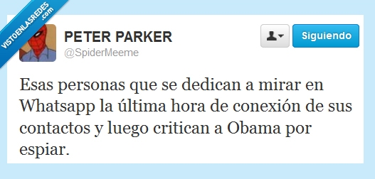 Obama,whatsapp,hora,conexión,última,contactos,criticar,espiar