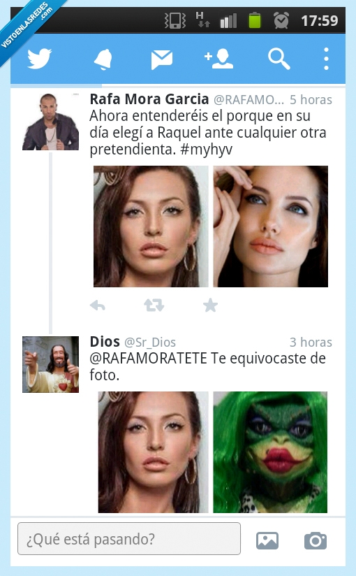 Raquel,elegir,angelina jolie,parecido,pretendienta,gremlin,morritos,boca,labios,hermanas gemelas