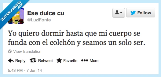 ser,solo,fundir,sueño,dormir,colchón