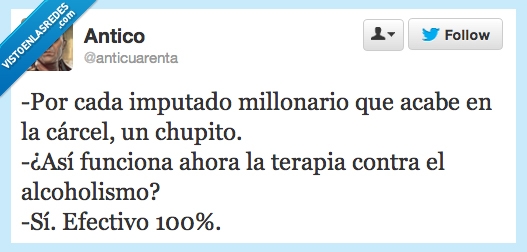 carcel,politico,millonario,preso,chupito,beber,alcoholismo