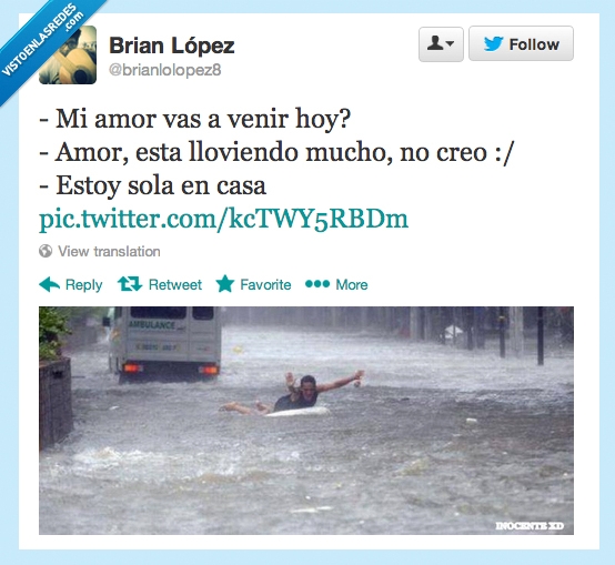 diluvio,no importa,casa,sola,lluvia,amor