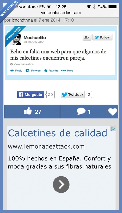 web,anuncio,calcetines,comprar,visto en las redes,anterior,publicidad oportuna