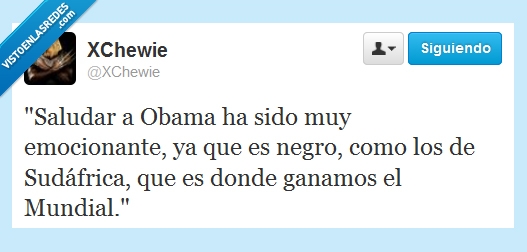 Obama,de lo único que puede hablar Rajoy,Mundial,negro,Sudáfrica,ganar,Rajoy,saludar