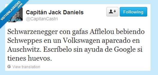 auschwitz,Schwarzenegger,gafas,afflelou,volkswagen,schweppes