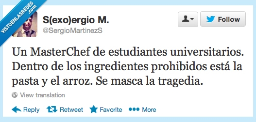 básicos,arroz,pasta,universidad,estudiantes,masterchef