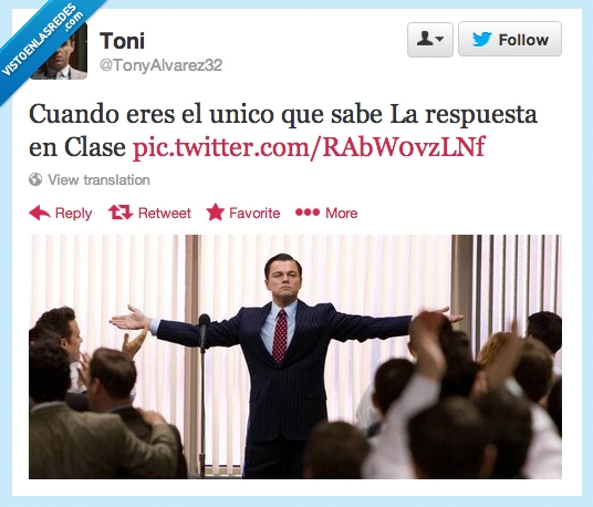 clase,leonardo di caprio,El Lobo de Wall Street,respuesta,unico