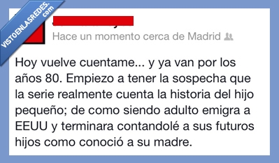 cuentame,años,ochenta,como conoci a vuestra madre,nueva york,sospecha,hijo,emigra,eeuu