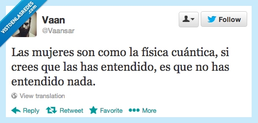 Tuit,Vaan,Mujeres,Física,Twitter,Cuántica