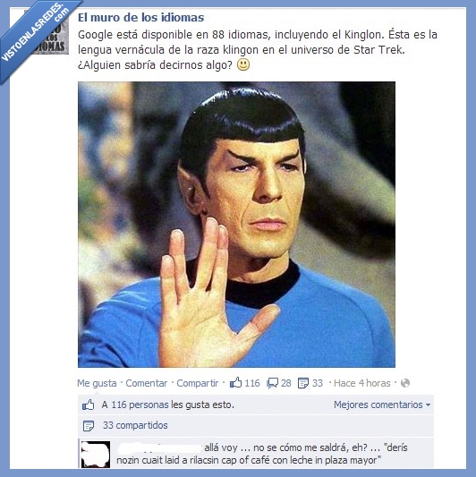 klingon,ana botella,relaxing cup,olimpiadas,Dr Spock,planchazo