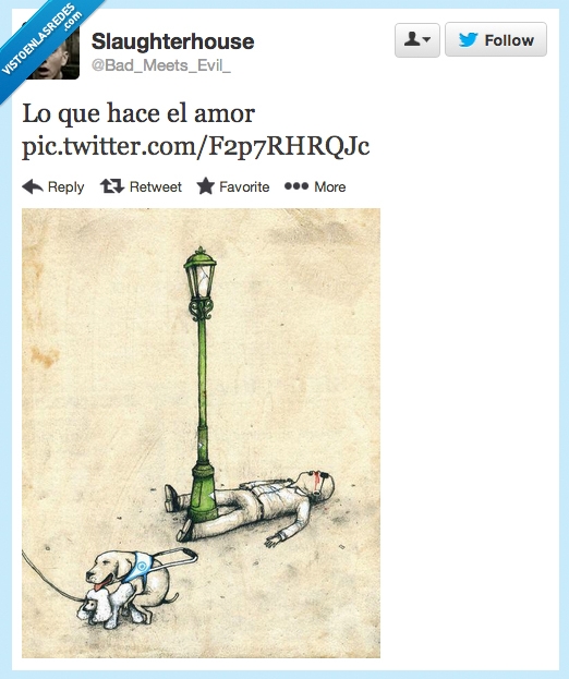 perrito,farola,hostia tremenda,ciego,perro