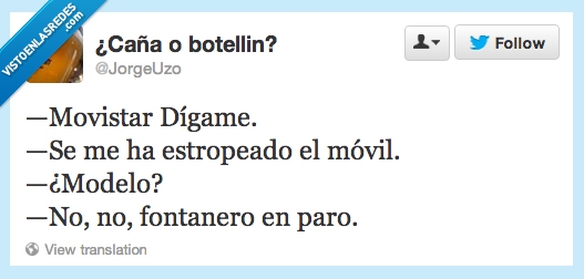 paro,fontanero,modelo,estropeado,movil,digame,movistar