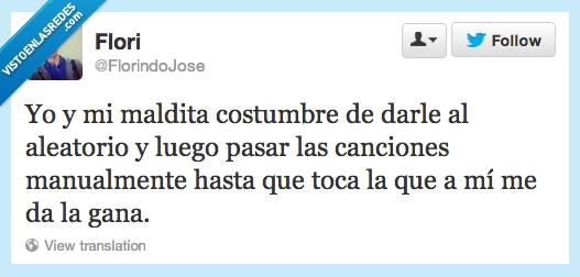 cancion,aleatorio,pasar,canciones,música,modo,costumbre,manualmente