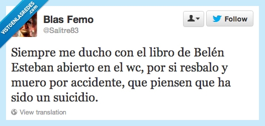 suicidio,esteban,belen,libro,resbalar,ducha,accidente