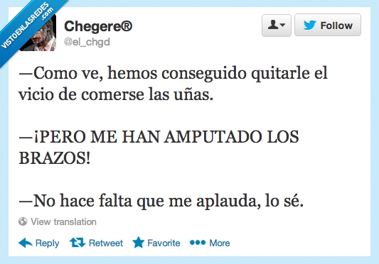 aplaudir,manos,moder,cortar,cínico,brazos,comerse las uñas,Vicio,solución