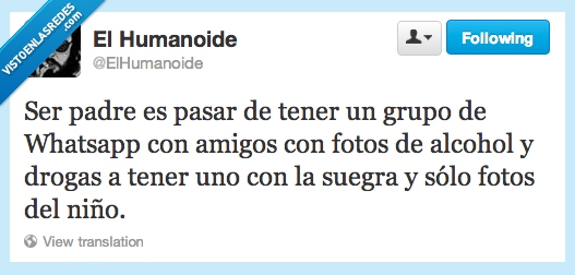 padre,whatsapp,grupo,suegra,amigos,borrachos,alcohol,drogas,fotos,hijo,niño