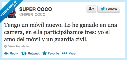 siempre el burro por delante,móvil,nuevo,ganar,carrera,dueño,guardia civil,robo
