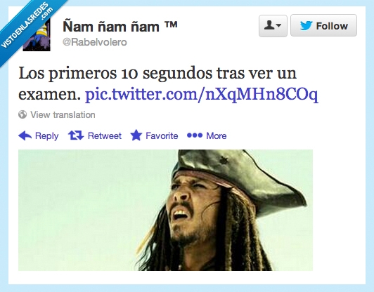 diez segundos,mirar,ver,reacción,sparrow,jack,examen