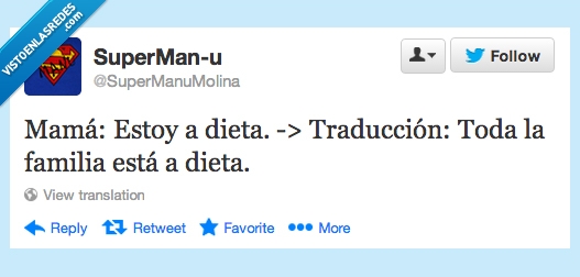 mamá,dieta,traducción