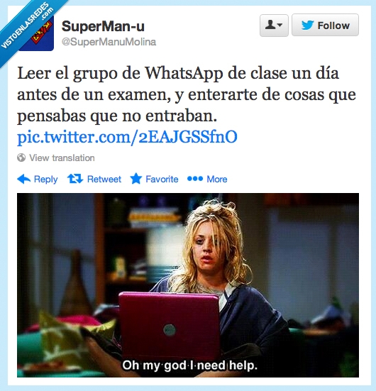 big bang theory,penny,whatsapp,grupo,exámenes