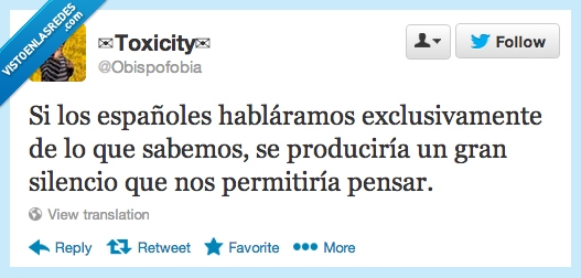 solo,silencio,humor,hablar,sabemos,españoles
