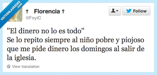 dinero no lo es todo,ricardo fort murio,pobres,iglesia,humor negro