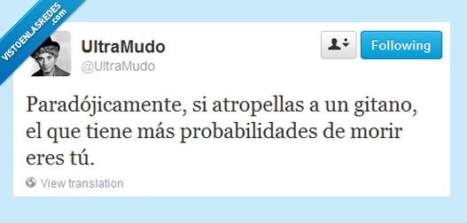 tu,atropellar,morir,probabilidades,paradoja