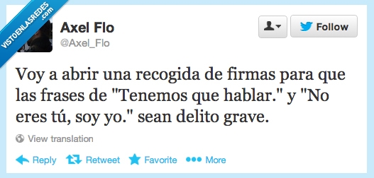 leyes,firmas,rupturas,tenemos que hablar,eres tu,soy yo,no,delito,grave