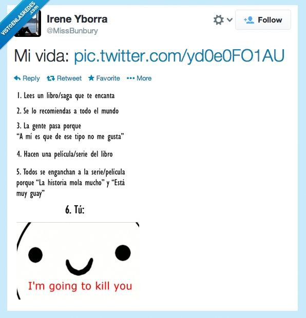 libro,pelicula,serie,tipo,leer,mola mucho,matar