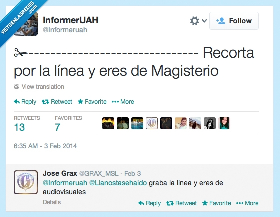 magisterio,audiovisuales,zas,UAH,recortar,titulo