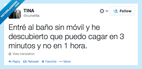 entrar,movil,cagar,tiempo,humor,twitter