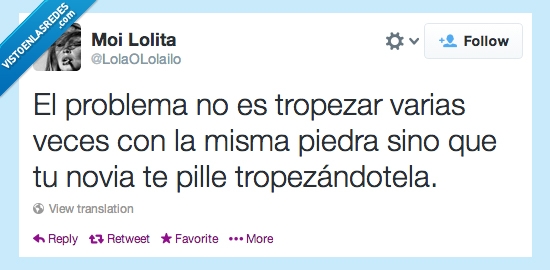 tropezandotela,novia,piedra,tropezar,cuernos,problema